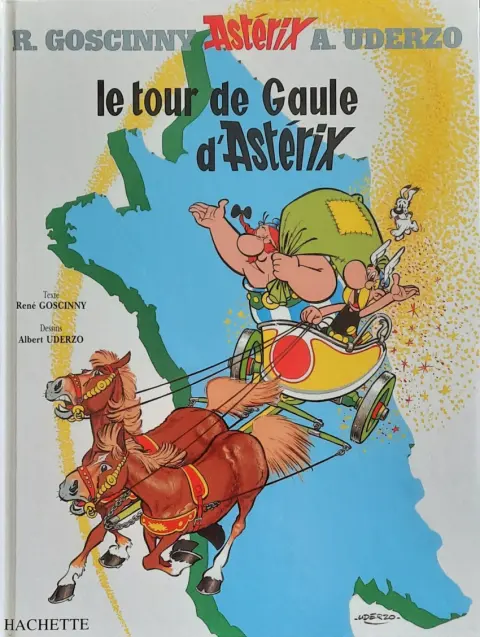 Couverture de l'album Astérix Tome 5 Le tour de Gaule d'Astérix