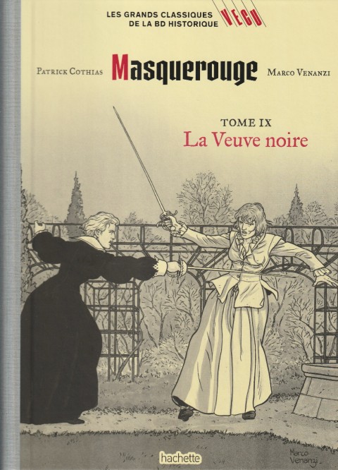 Couverture de l'album Les grands Classiques de la BD Historique Vécu - La Collection Tome 99 Masquerouge - Tome IX : La Veuve noire
