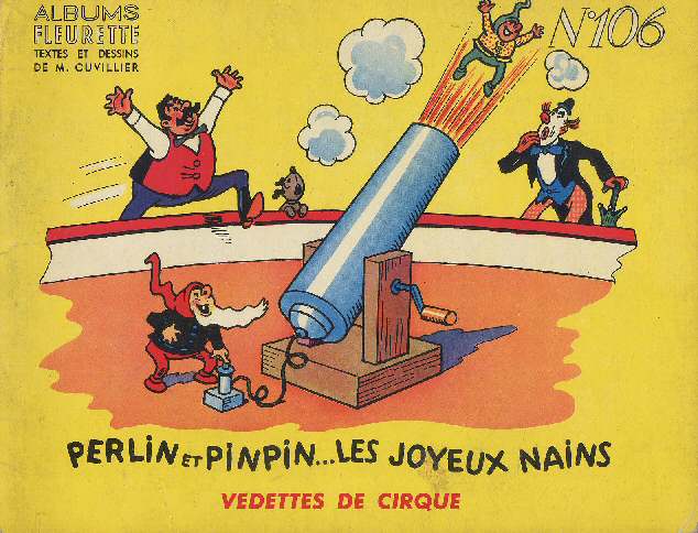 Couverture de l'album Perlin et Pinpin... Les joyeux nains Tome 6 vedettes de cirque