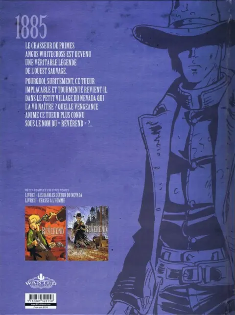 Verso de l'album Le Révérend Tome 2 Chasse à l'homme