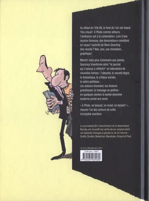 Verso de l'album La Révolution Pilote 1968-1972