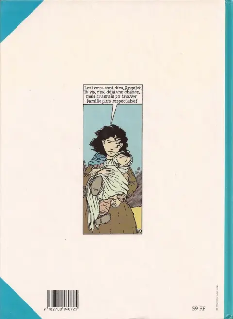 Verso de l'album Angelot du Lac Tome 1 Le temps des loups