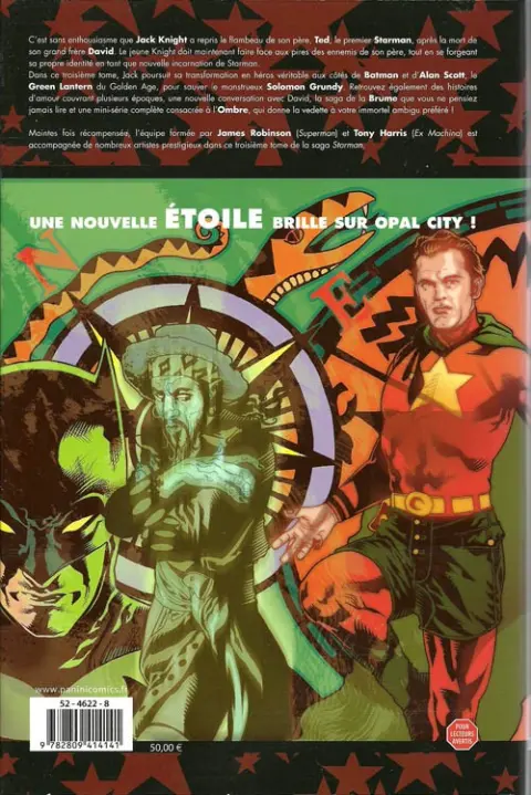 Verso de l'album Starman Tome 3