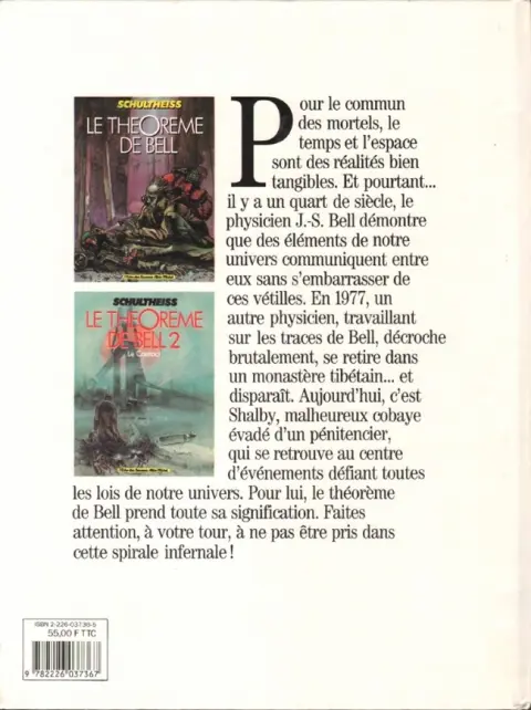 Verso de l'album Le Théorème de Bell Tome 3 La solution