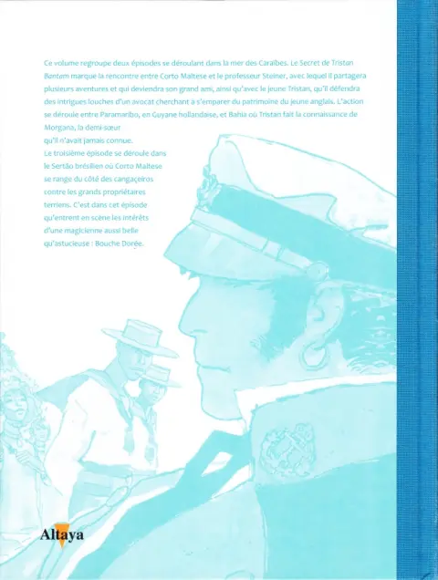 Verso de l'album Tout Pratt Tome 3 Corto Maltese - Suite caraïbéenne