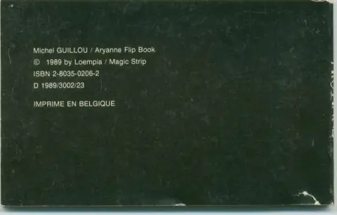 Verso de l'album Aryanne Flip Book