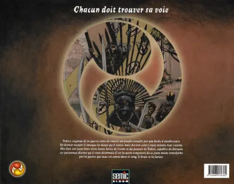 Verso de l'album La Voie du Samouraï Tome 1 La Lame et le vent