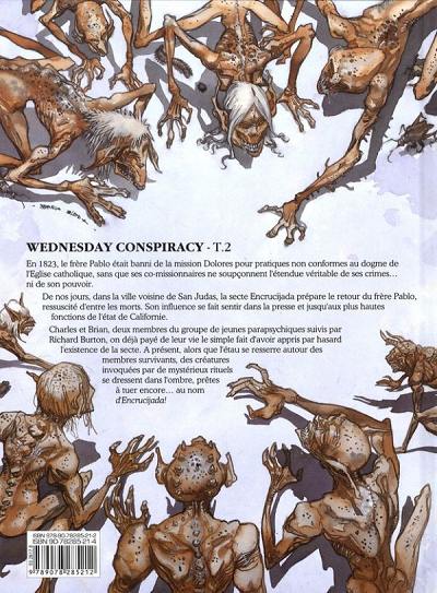 Verso de l'album Wednesday Conspiracy Tome 2 Encrucijada