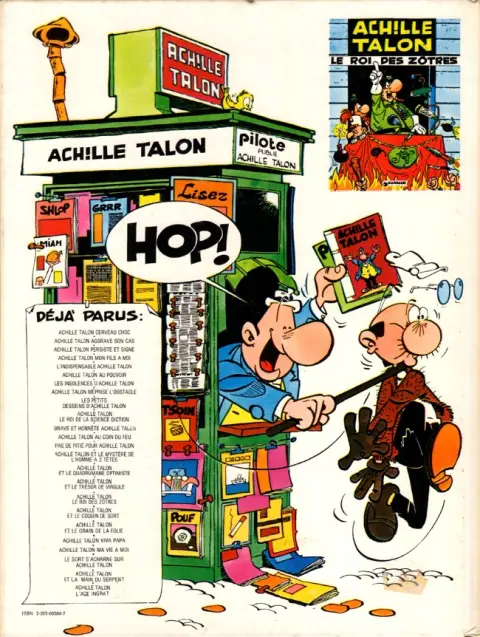Verso de l'album Achille Talon Tome 5 L'indispensable Achille Talon