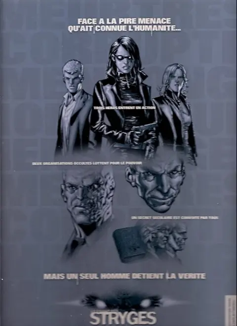 Verso de l'album Le Chant des Stryges Tome 7 Rencontres