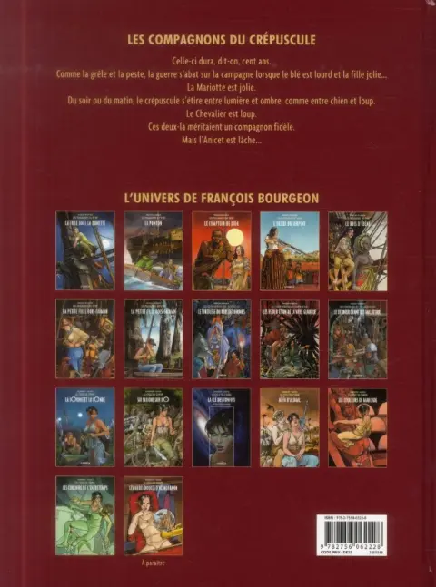 Verso de l'album Les Compagnons du crépuscule Tome 2 Les yeux d'étain de la ville glauque