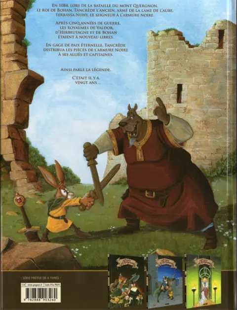 Verso de l'album L'Épée d'Ardenois Tome 1 Garen
