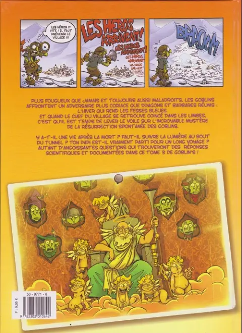 Verso de l'album Goblin's Tome 3 Sur la terre comme au ciel