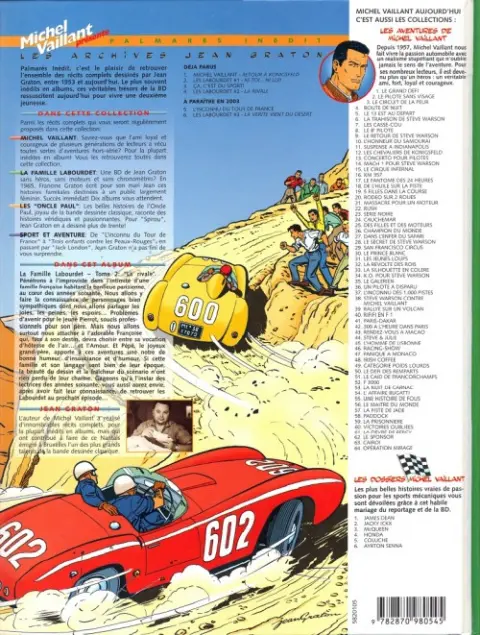 Verso de l'album Les Labourdet #2 La Rivale