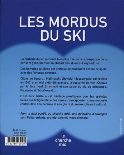 Verso de l'album Les mordus Les mordus du ski