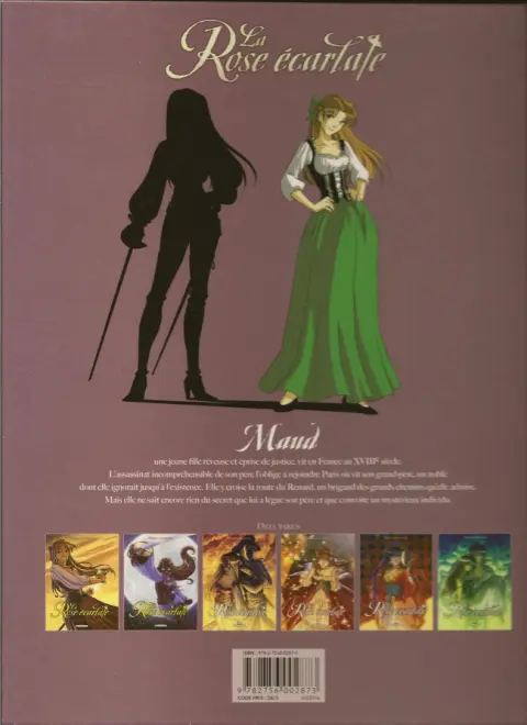 Verso de l'album La Rose écarlate Tome 1 Je savais que je te rencontrerais