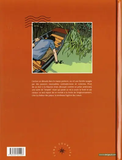 Verso de l'album La saison des anguilles