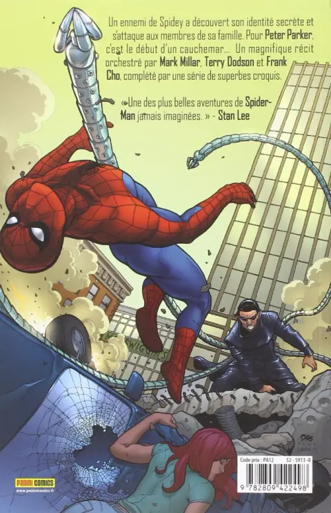 Verso de l'album Spider-Man - Le Dernier Combat