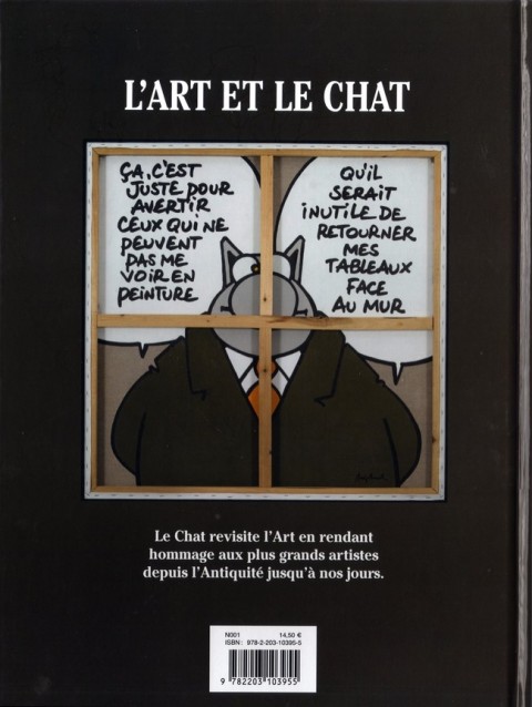 Verso de l'album Le Chat L'Art et le Chat