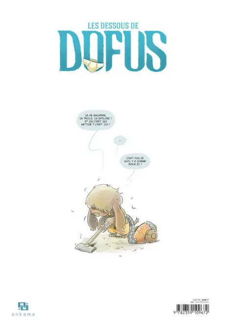Verso de l'album Dofus Les dessous de Dofus