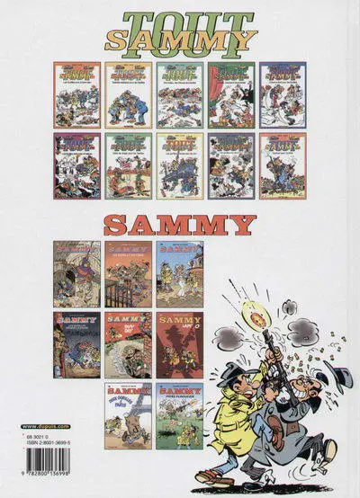Verso de l'album Sammy Tome 39 Pépée flingueuse