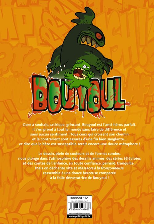 Verso de l'album Les aventures de Bouyoul Tome 3 Joyeux Anniversaire Bouyoul