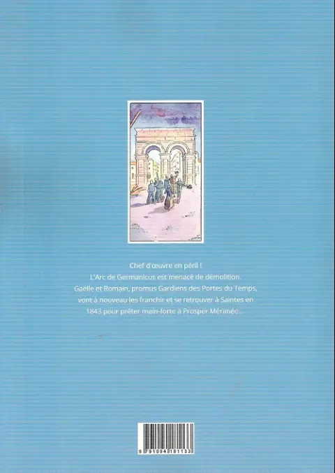 Verso de l'album Les Portes du temps Tome 2 Le sauvetage de l'arc