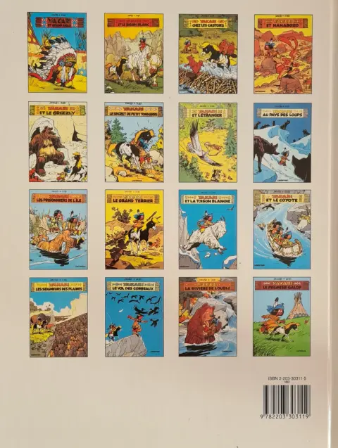 Verso de l'album Yakari Tome 11 Yakari et la Toison blanche