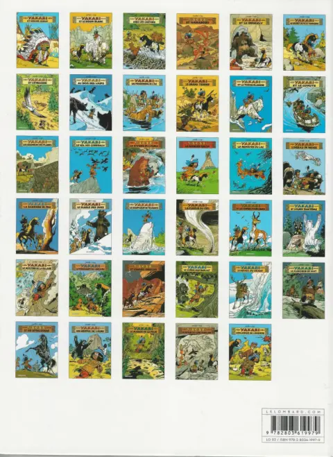 Verso de l'album Yakari Tome 30 Le marcheur de nuit