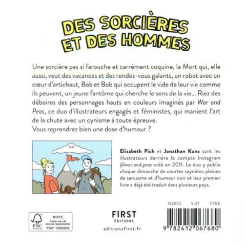 Verso de l'album Des sorcières et des hommes