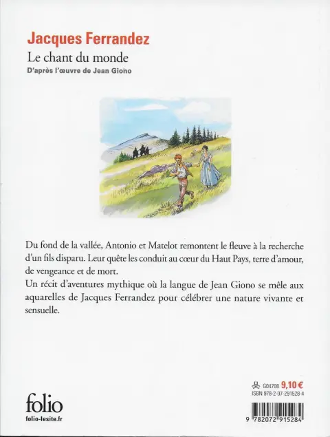 Verso de l'album Le chant du Monde