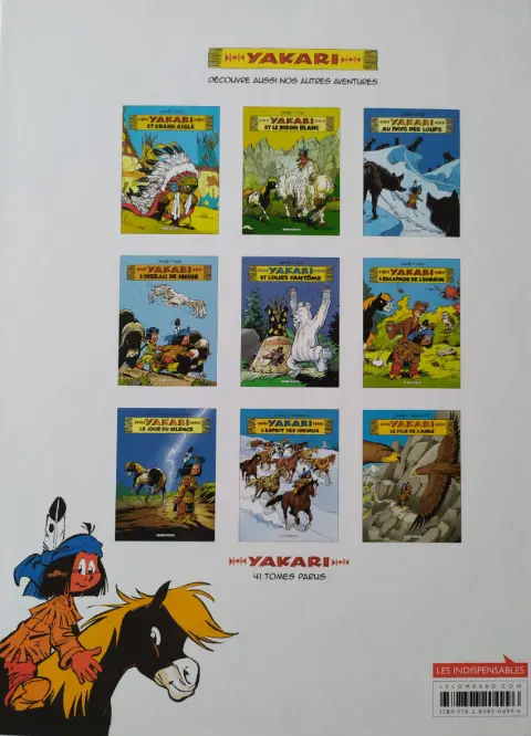 Verso de l'album Yakari Tome 37 Le mangeur d'étoiles