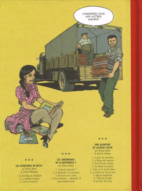 Verso de l'album Le merlu Tome 1 Les routes de la défaite