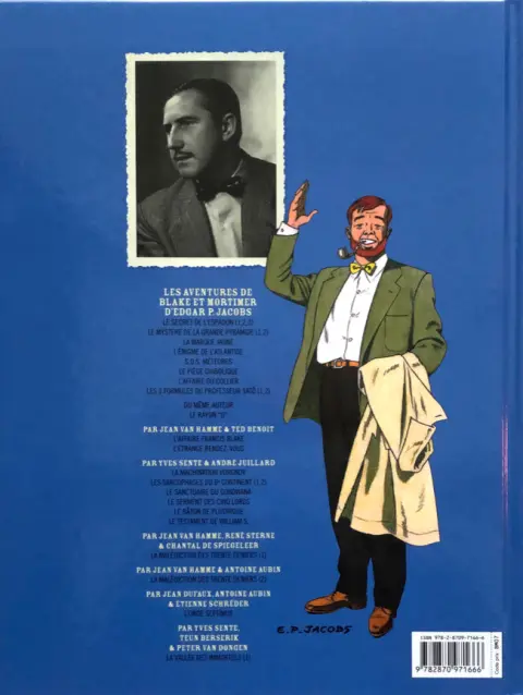 Verso de l'album Blake et Mortimer Tome 2 Le secret de l'Espadon - Tome 2