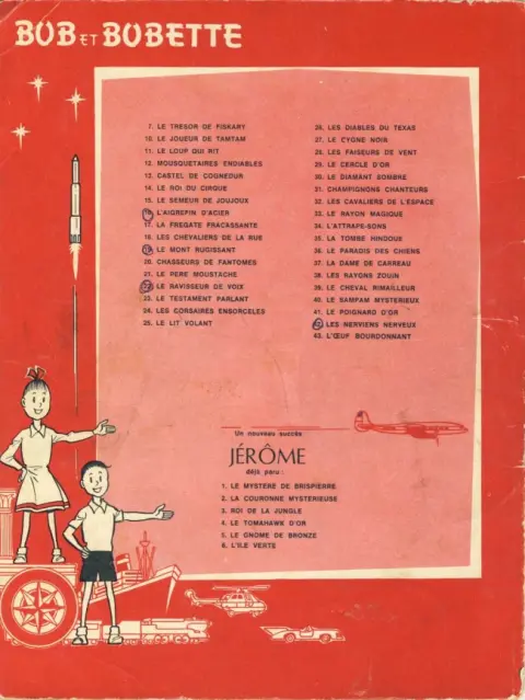 Verso de l'album Bob et Bobette Tome 16 L'aigrefin d'acier