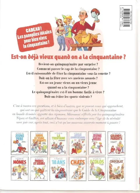 Verso de l'album Le Guide Tome 12 Le guide de la cinquantaine