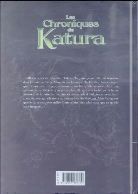 Verso de l'album Les Chroniques de Katura Tome 2 Tao