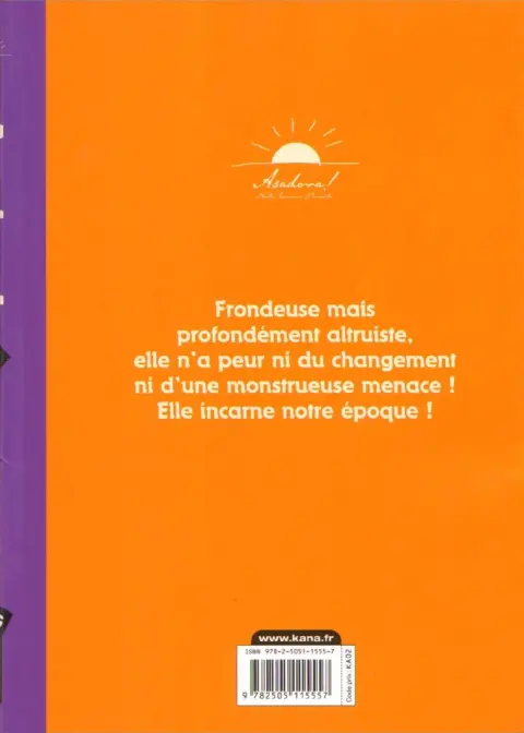Verso de l'album Asadora ! 7