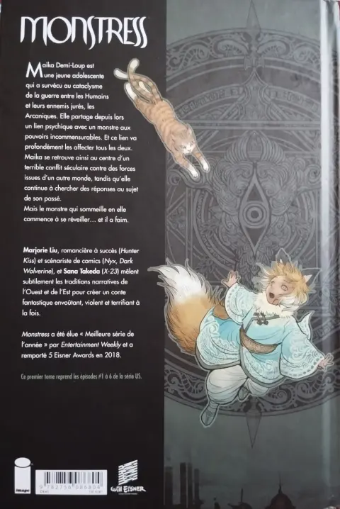 Verso de l'album Monstress 1 L'Éveil