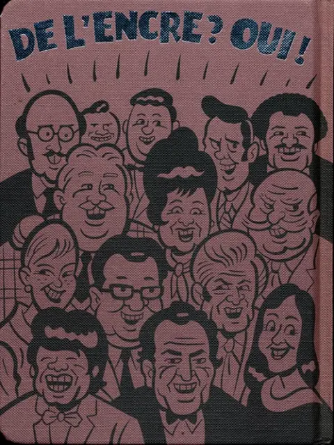 Verso de l'album La Confrérie des cartoonists du Grand Nord