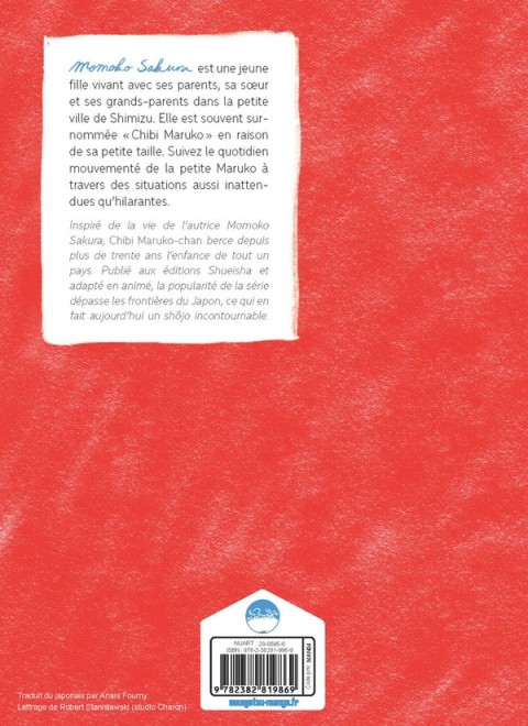 Verso de l'album Chibi Maruko-Chan 5
