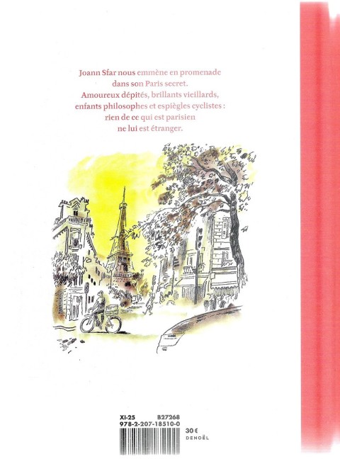 Verso de l'album Paris