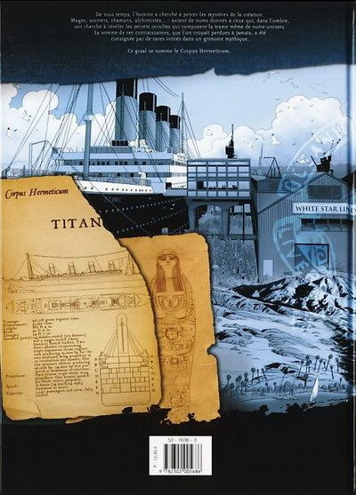 Verso de l'album Corpus Hermeticum Tome 6 Titanic