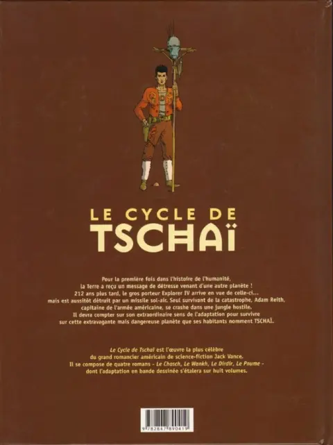 Verso de l'album Le Cycle de Tschaï Tome 5 Le Dirdir - volume I