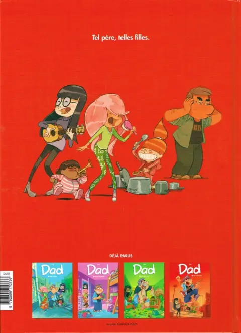 Verso de l'album Dad Tome 4 Star à domicile
