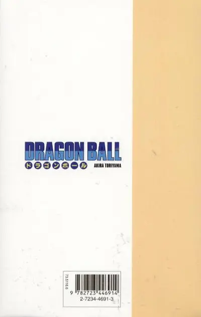 Verso de l'album Dragon Ball Édition originale Tome 10 Le miraculé
