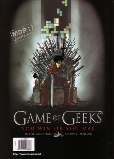 Verso de l'album Les Geeks Tome 8 Vers l'∞ et au-delà !