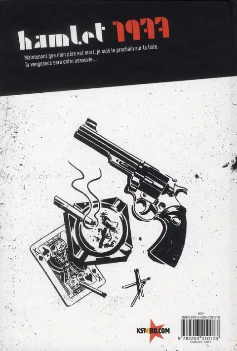 Verso de l'album Hamlet 1977