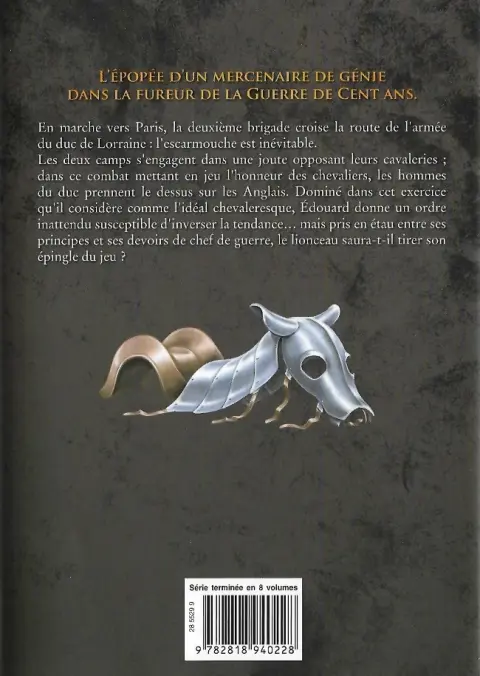 Verso de l'album Hawkwood : Mercenaire de la Guerre de Cent Ans 5