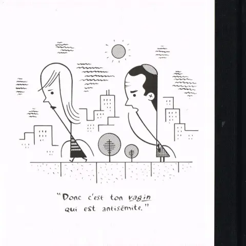 Verso de l'album Ho ! Dessins moralement douteux de Ivan Brunetti